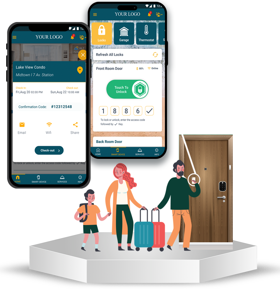 Keyless Contactless ChecK-in out