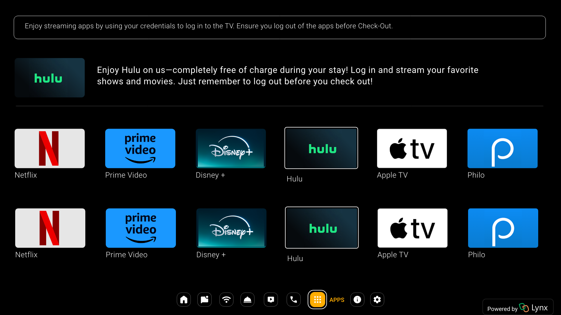 Lynx TV Screen 4