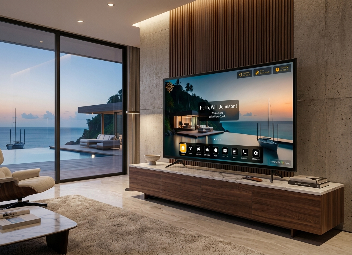 In-room hospitality TV by Lynx